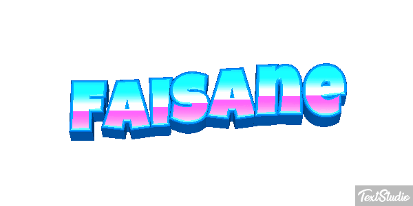 Faisane Texteffekt