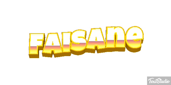 Faisane Texteffekt