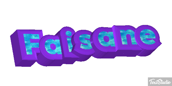 Faisane Texteffekt