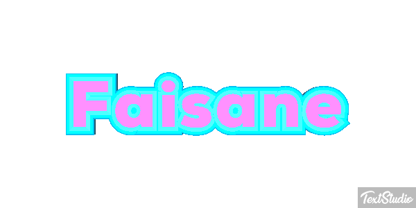 Faisane Texteffekt