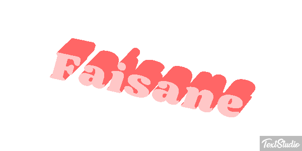 Faisane Texteffekt