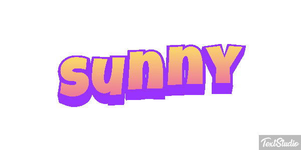 Sunny Texteffekt