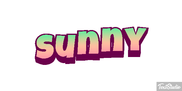 Sunny Texteffekt