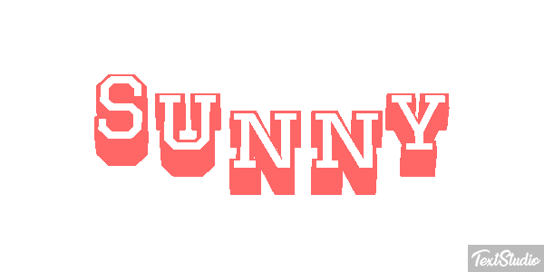 Sunny Texteffekt