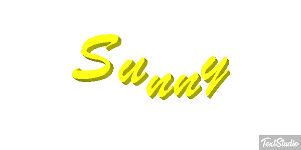 Sunny Texteffekt