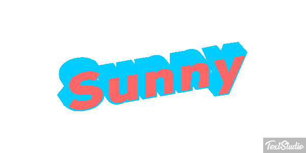 Sunny Texteffekt