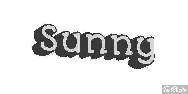Sunny Texteffekt