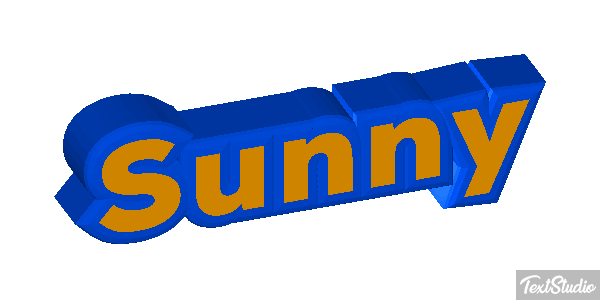 Sunny Texteffekt