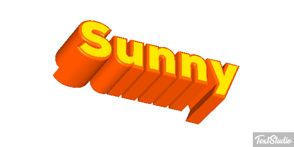 Sunny Texteffekt