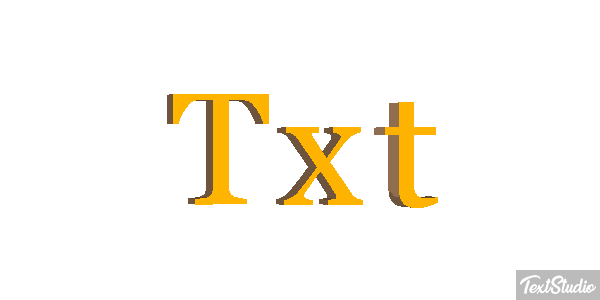 Txt Efecto de texto