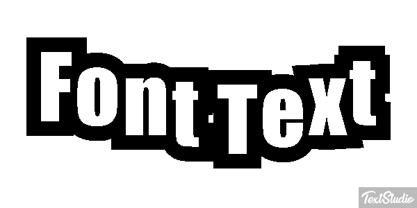 Font Text Efekt tekstowy