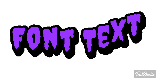 Font Text Efekt tekstowy
