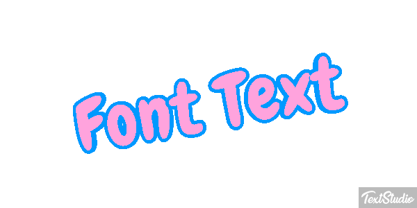 Font Text Efekt tekstowy