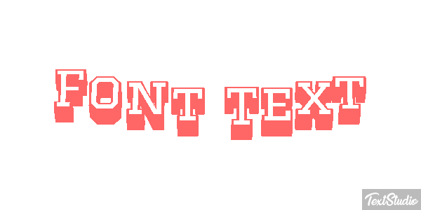 Font Text Efekt tekstowy