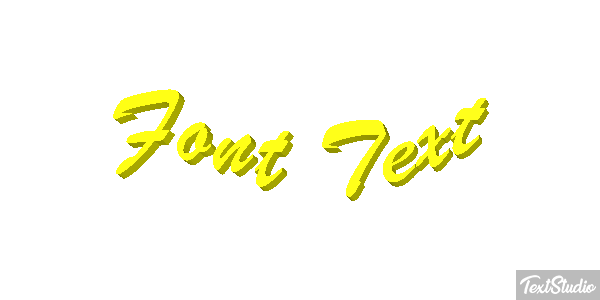Font Text Efekt tekstowy