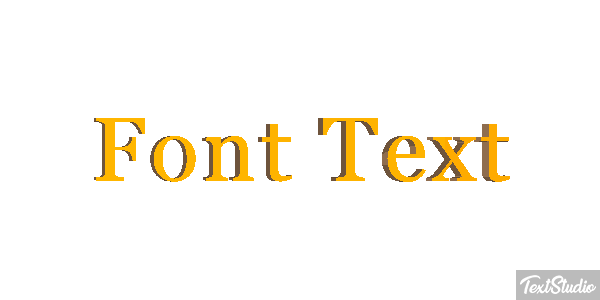 Font Text Efekt tekstowy