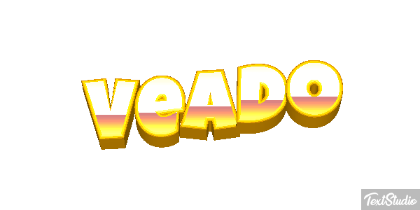 Veado Efeito do texto