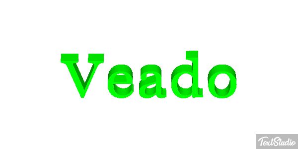 Veado Efeito do texto