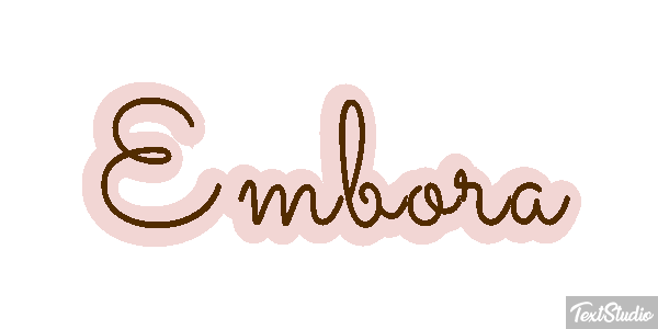 Embora Efeito do texto
