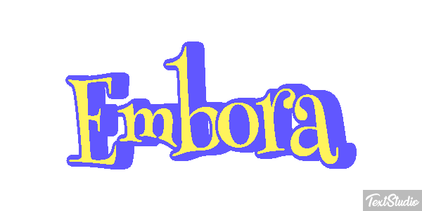 Embora Efeito do texto