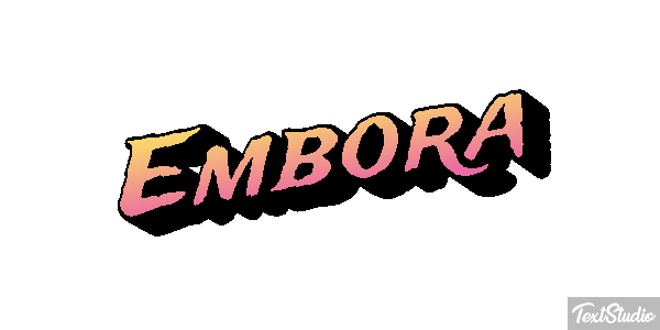 Embora Efeito do texto