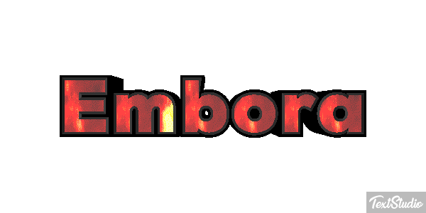 Embora Efeito do texto