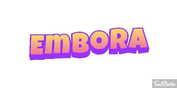 Embora Efeito do texto