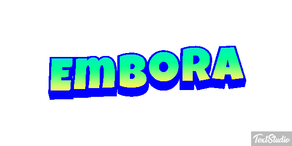 Embora Efeito do texto