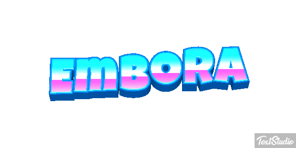 Embora Efeito do texto