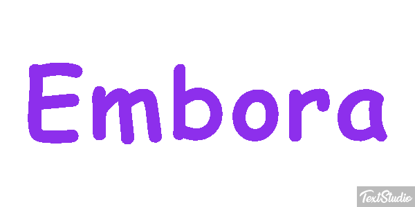 Embora Efeito do texto
