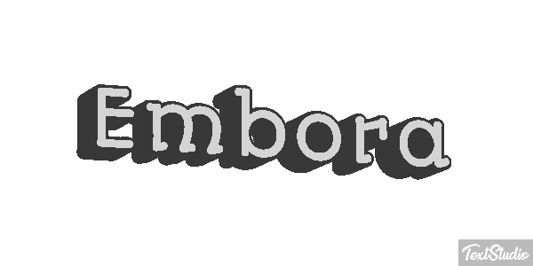 Embora Efeito do texto