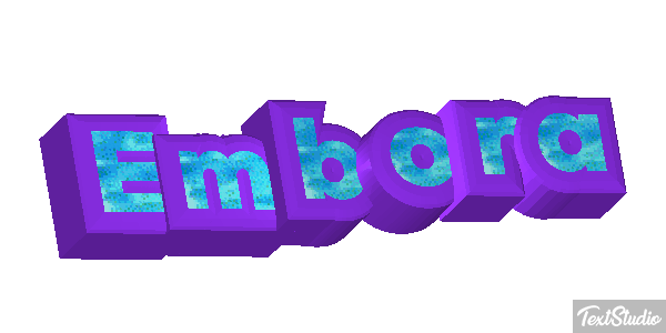 Embora Efeito do texto