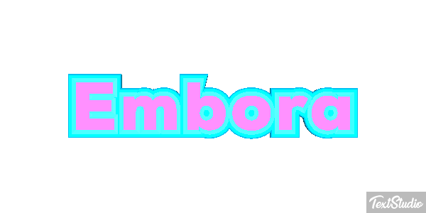 Embora Efeito do texto