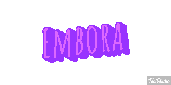 Embora Efeito do texto