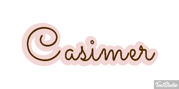 Casimer Text effect