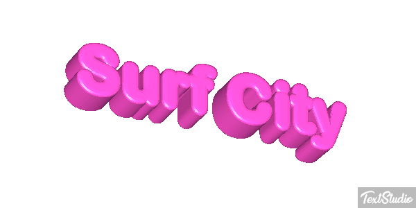 Surf City Efekt tekstowy