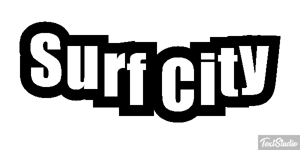 Surf City Efekt tekstowy