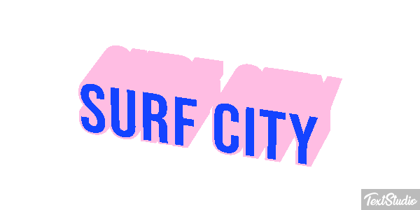 Surf City Efekt tekstowy