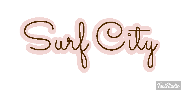Surf City Efekt tekstowy