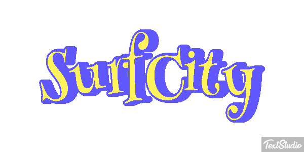 Surf City Efekt tekstowy