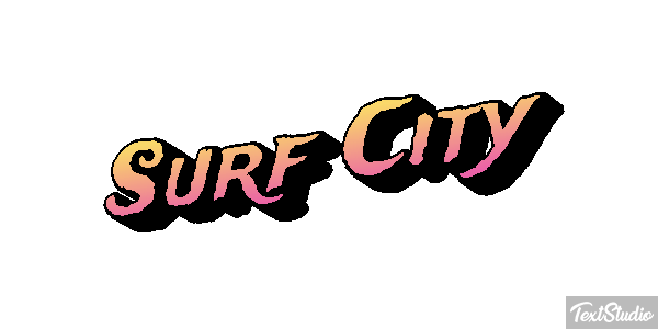 Surf City Efekt tekstowy