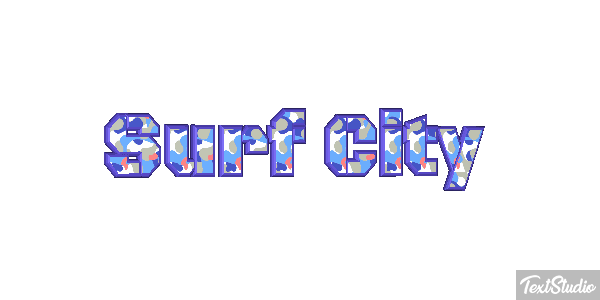 Surf City Efekt tekstowy