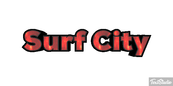 Surf City Efekt tekstowy