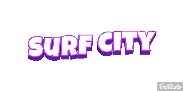 Surf City Efekt tekstowy