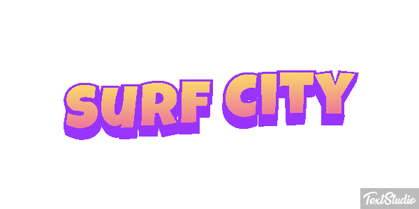 Surf City Efekt tekstowy
