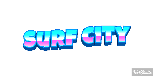 Surf City Efekt tekstowy