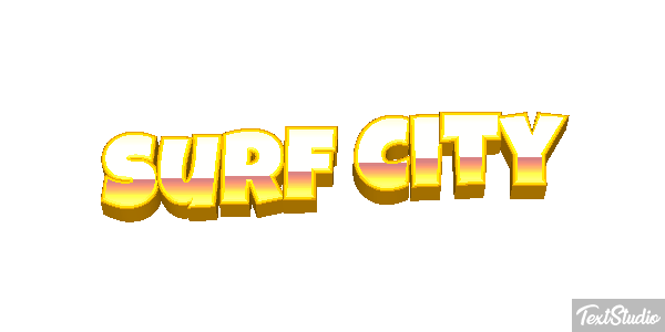 Surf City Efekt tekstowy