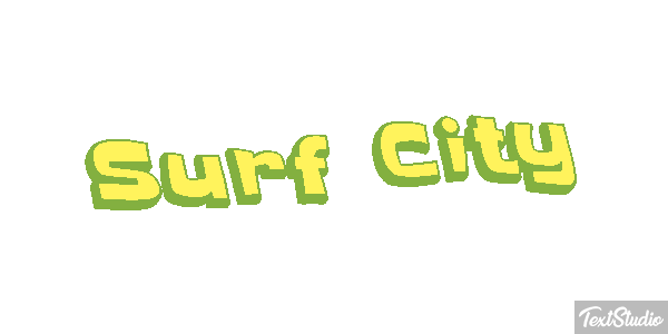 Surf City Efekt tekstowy