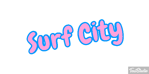 Surf City Efekt tekstowy