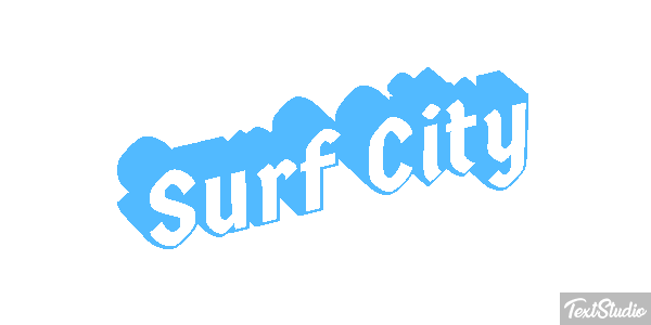 Surf City Efekt tekstowy